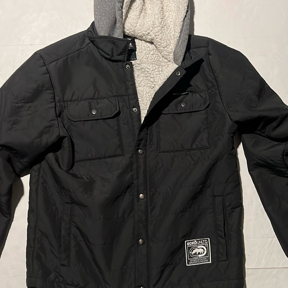 Ecko Unlimited Sherpa lined hoodie jacket